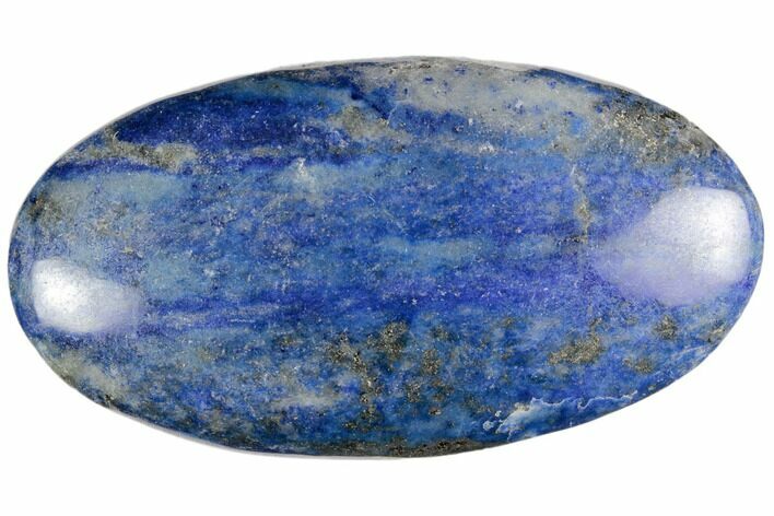 2.5" Polished Lapis Lazuli Palm Stone - Pakistan